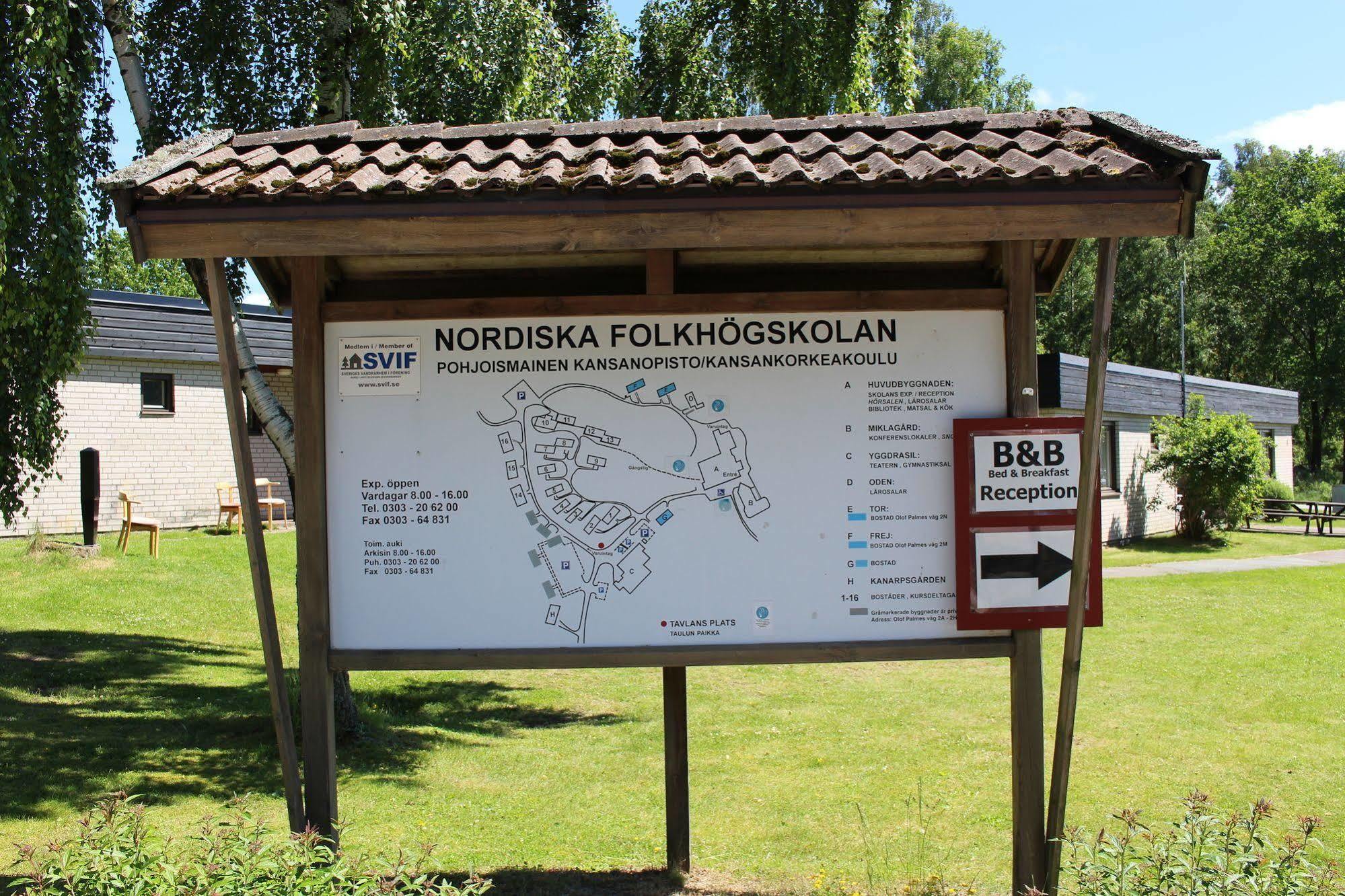 Nordiska Folkhoegskolan Bed And Breakfast Kungälv Kültér fotó